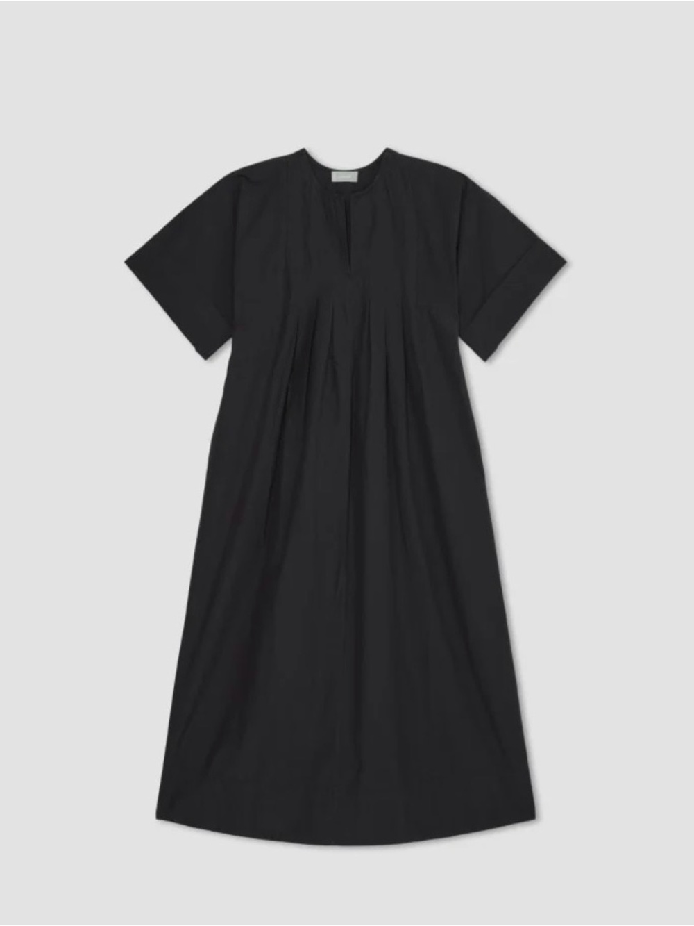 Everlane Black Poplin Kaftan Dress - Picture 2 of 7